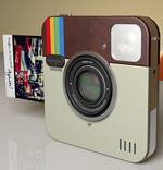 Concepto de cámara fotográfica basada en la aplicación móvil Instagram