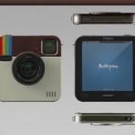 Concepto de cámara fotográfica basada en la aplicación móvil Instagram 2