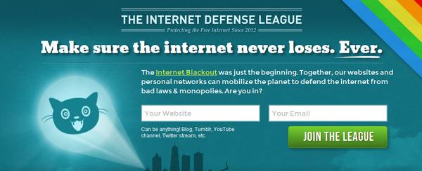 Internet Defense League, una organización para luchar por la libertad de Internet 1
