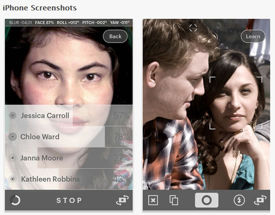 Klik: Reconocimiento facial en tiempo real y en tu iPhone 1