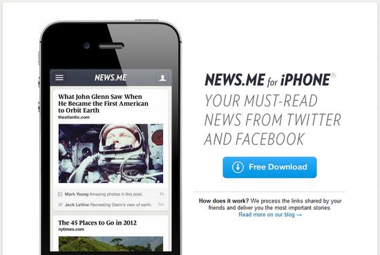 Otra buena aplicación que cae debido a las restricciones de Twitter: News.me 1