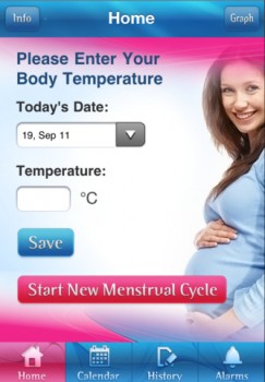 Ovulation Calendar, aplicación iOS que ayuda a predecir los días fértiles del ciclo menstrual 1