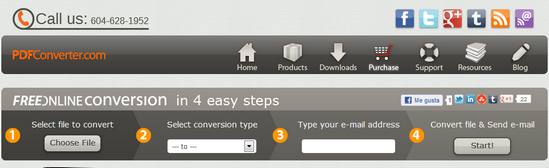 PDF Converter, aplicación web gratis para convertir documentos a PDF 1