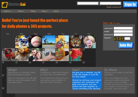 ShutterCal, crea un calendario basado en fotografías 1