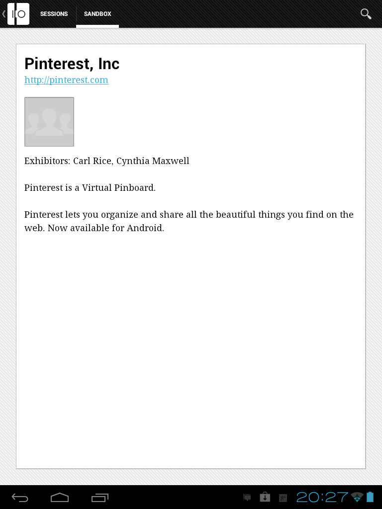 Esta semana podrían lanzar la aplicación oficial de Pinterest para Android #GoogleIO 1