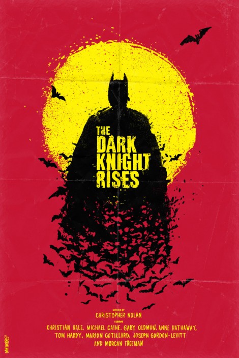Excepcionales posters minimalista de The Dark Knight Rises 4