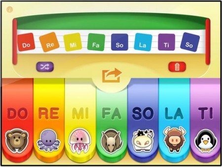 DoReMi Zoo: Mi Primer Piano, aplicación gratuita para que los niños aprendan música en iPad 1