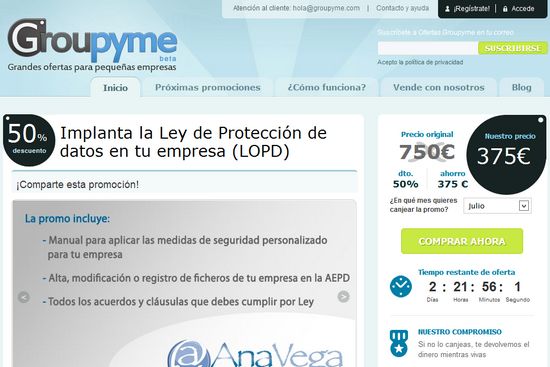 Groupyme, el Grupon de las pequeñas empresas en español 1