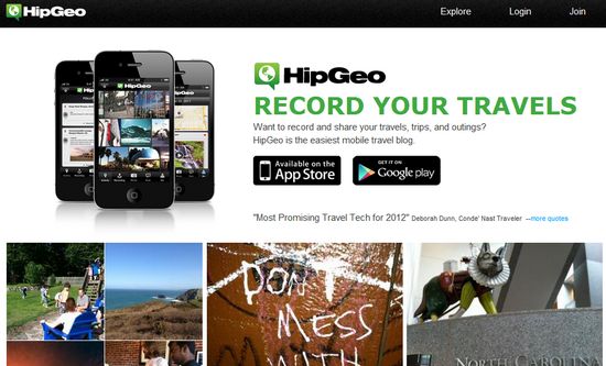 HipGeo, blog y diario social de viajes #iOS #Android 1