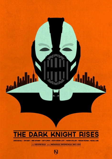 Excepcionales posters minimalista de The Dark Knight Rises 6