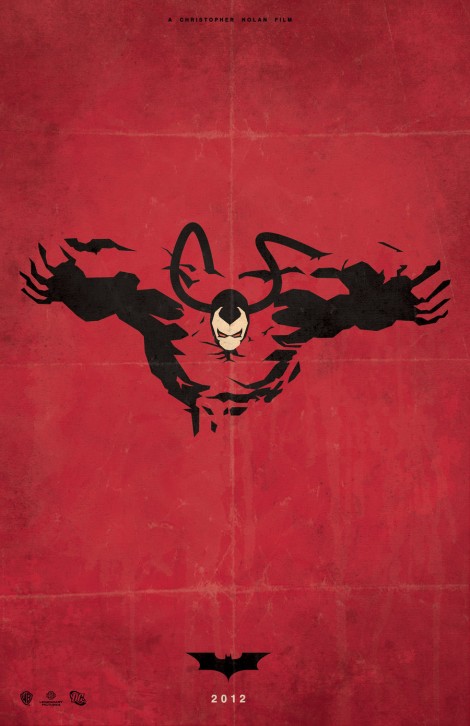 Excepcionales posters minimalista de The Dark Knight Rises 5