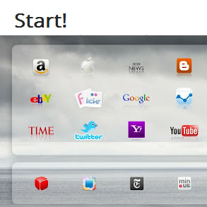 Start! Una extensión de Chrome que crea nueva página de inicio