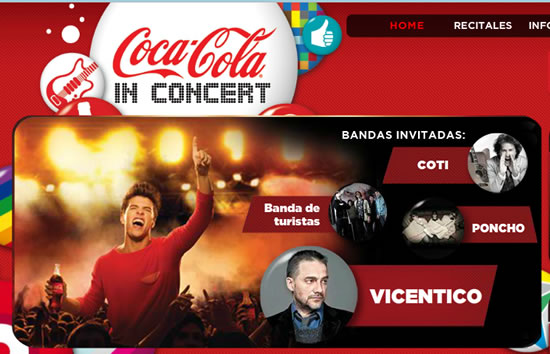 Presentación nueva Plataforma Coca Cola in Concert en evento solidario /ARG 1