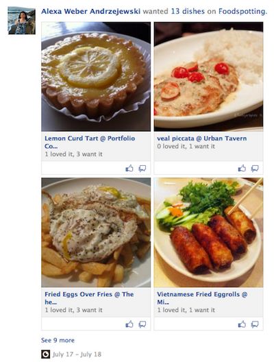 Facebook prueba interfaz tipo Pinterest para mostrar contenido de aplicaciones 1