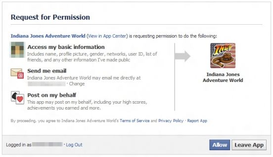 Juegos en Facebook no requerirán del permiso del usuario para acceder a su perfil 1