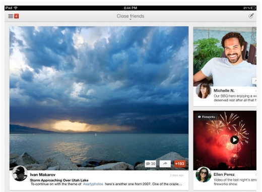 Google introduce Google+ para iPad junto con una actualización para iPhone 1
