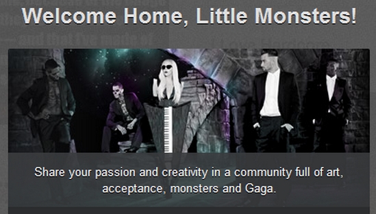 LittleMonsters, la red social de Lady Gaga abrió sus puertas al público en general 1