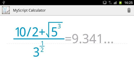 MyScript Calculator, calculadora gratis de escritura a mano para #Android 1