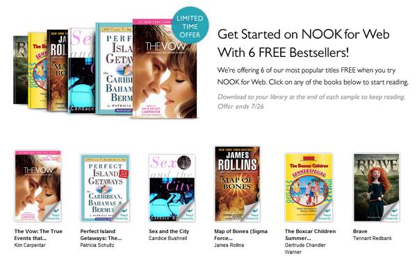 Barnes & Noble lanza Nook for web para leer ebooks desde el navegador 2
