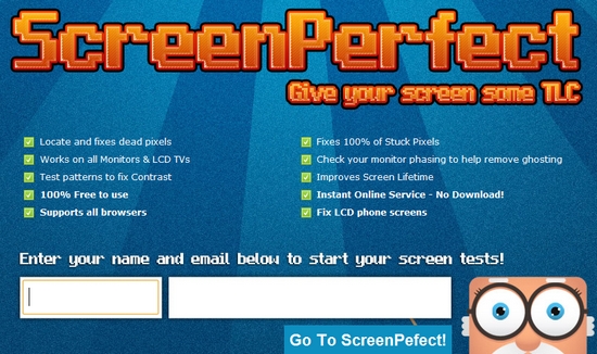 ScreenPerfect, mantiene en condiciones tu monitor y repara píxeles muertos. 1