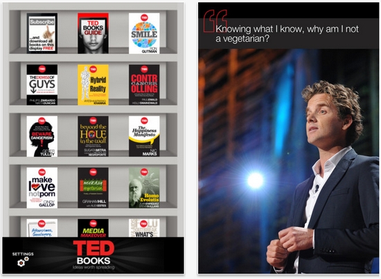 TED Books, tienda oficial de libros cortos de Charlas TED para dispositivos iOS 1