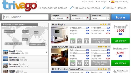 Ya llega al 9% la cantidad de españoles que prefieren un smartphone para buscar hoteles 1