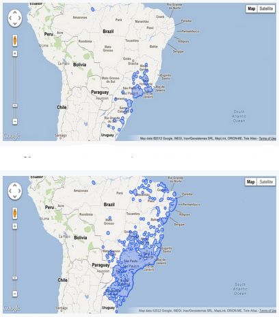 Google Maps ofrece más imágenes panorámicas de México y Brasil 1