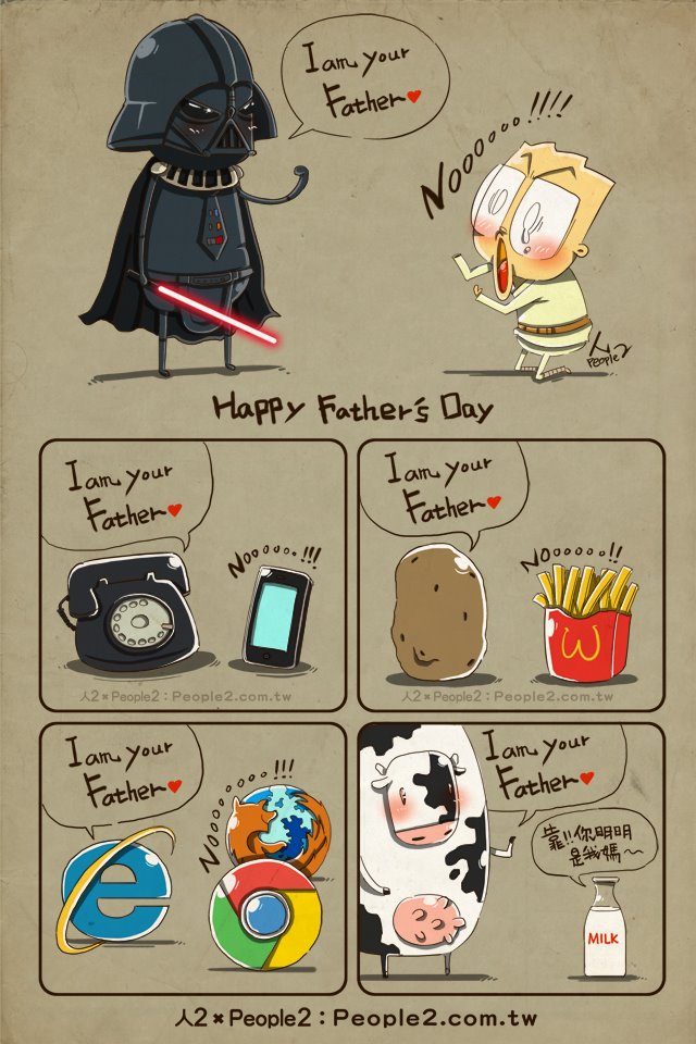 #Humor Geek: Luke, yo soy tu padre! 1