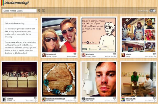 Instamazing, descubre las fotos de Instagram que se publican en tu localidad en tiempo real 1