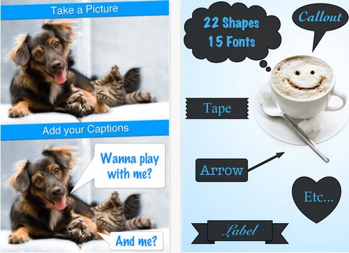 5 aplicaciones para agregar texto y burbujas de texto a las imagenes #iOS 3