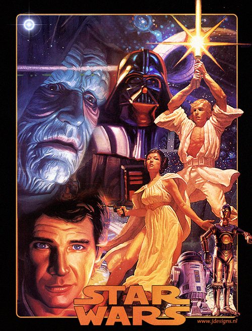 Posters de Star Wars para el cuarto de juegos de un geek 3
