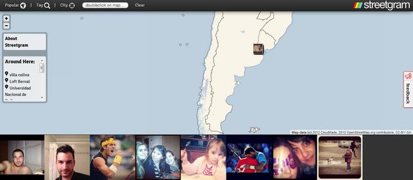 StreetGram, descubre fotografías y usuarios de Instagram a través de un mapa 1
