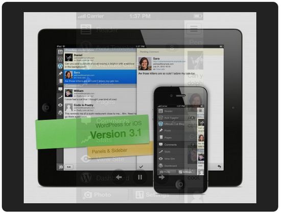 Wordpress lanza una nueva versión totalmente renovada para iOS 1