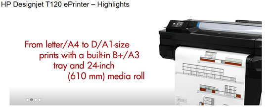 Impresoras a gran escala (aquitectura-planos) con WiFi #HP ePrinter 2
