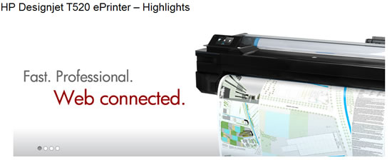 Impresoras a gran escala (aquitectura-planos) con WiFi #HP ePrinter 3