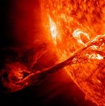 Espectaculares imágenes de una erupción solar que causó Auroras en la Tierra