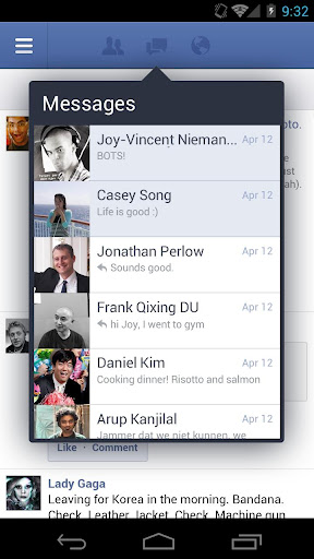 Nueva actualización de Facebook y Facebook Messenger para Android 1