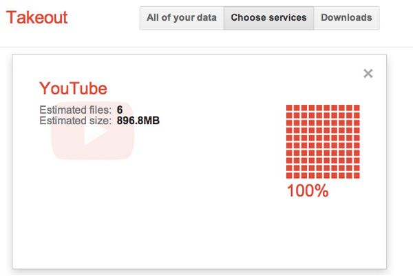 Google Takeout ahora te permite descargar tus vídeos originales de Youtube 1