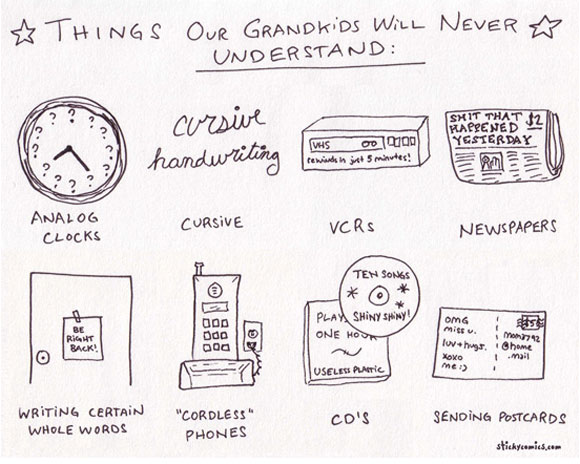 8 cosas que nuestros nietos nunca entenderán 1