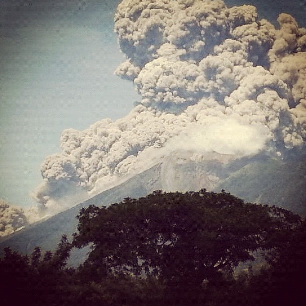 La erupción del Volcán de Fuego en Guatemala vista por usuarios de Instagram #Fotografia 2