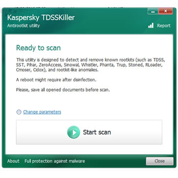 Kaspersky Tdsskiller, para limpiar malware como el ZeroAccess botnet 1