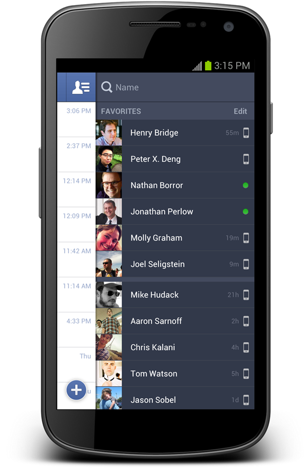 Nueva actualización de Facebook y Facebook Messenger para Android 3