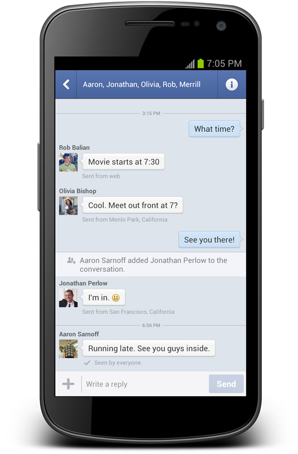Nueva actualización de Facebook y Facebook Messenger para Android 2