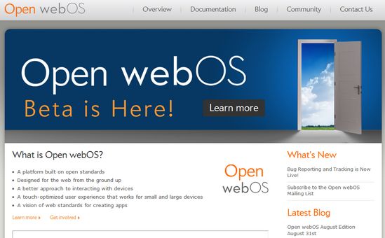 HP lanza la beta de Open WebOS 1