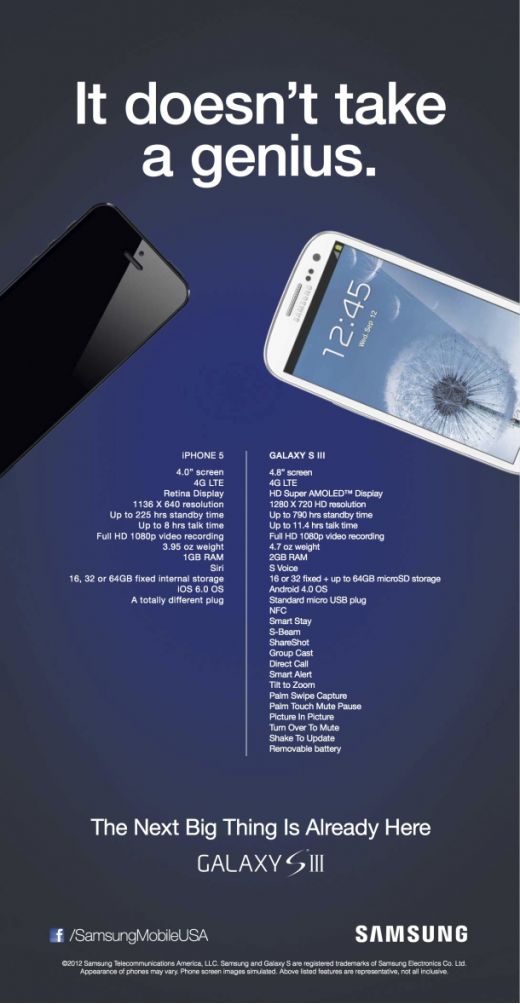 Nokia y Samsung utilizan el mismo slogan contra el iPhone 5 ¿coincidencia? :-) 1