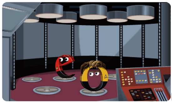 Trekkies ya pueden ir festejando el aniversario de Star Trek un día antes con un Doodle interactivo 2