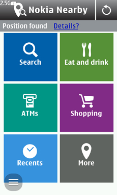 Nokia Nearby, app para teléfonos Nokia Series 40 que permite hacer búsquedas locales 1