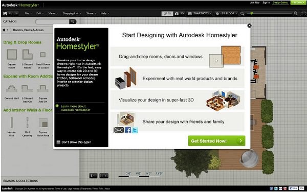 Autodesk Homestyler, aplicación gratuita para crear proyectos de decoración y remodelación de viviendas #Chrome 1