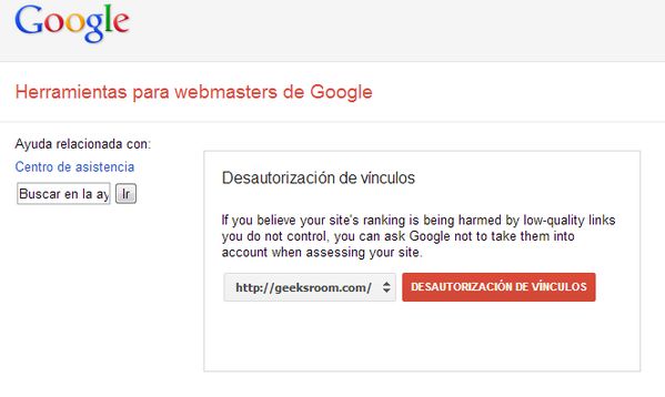 Google lanza Desautorización de Vínculos para eliminar enlaces que perjudican a tu sitio 1
