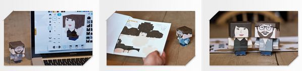 Foldable.me te permite crear graciosas figuras de cartón, tu Mini-me :-) 1